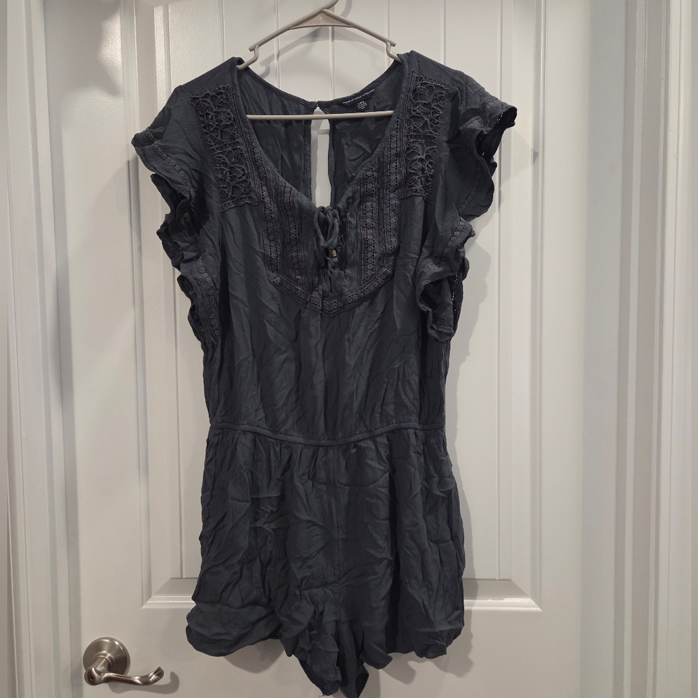 American Eagle Outfitters Blue Romper